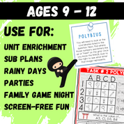 Ancient Japan Logic Puzzle Escape Room | Printable Game for Grades 4–6 | 10 Engaging Challenges