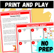 Ancient China Escape Room | Logic Puzzle Activity for Grades 4–6 (10 Puzzles)