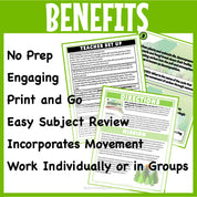 The Carbon Cycle Biology Life Science Scavenger Hunt for Kids 9-13