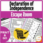 Declaration of Independence Escape Room | Civics Game for Grades 4–6