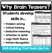 Detective Logic Puzzles & Brain Teasers | Problem-Solving Activities for Grades 4–6