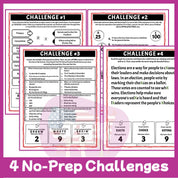 U.S. Election Process Escape Room | Civics & Government Activity for Grades 4–6