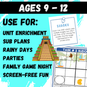 Island Escape Logic Puzzle Adventure | Summer Printable Activity for Grades 4–6 | 10 Brain Teasers