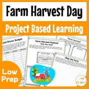 Farm Harvest Day Project Based Learning Environment and Ecology Activity Bundle