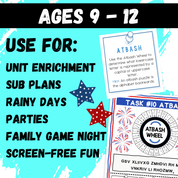4th of July Logic Puzzle Escape Room | Printable Summer Activity for Grades 4–6 | 10 Festive Brain Games