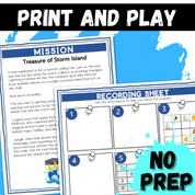 Island Escape Logic Puzzle Adventure | Summer Printable Activity for Grades 4–6 | 10 Brain Teasers