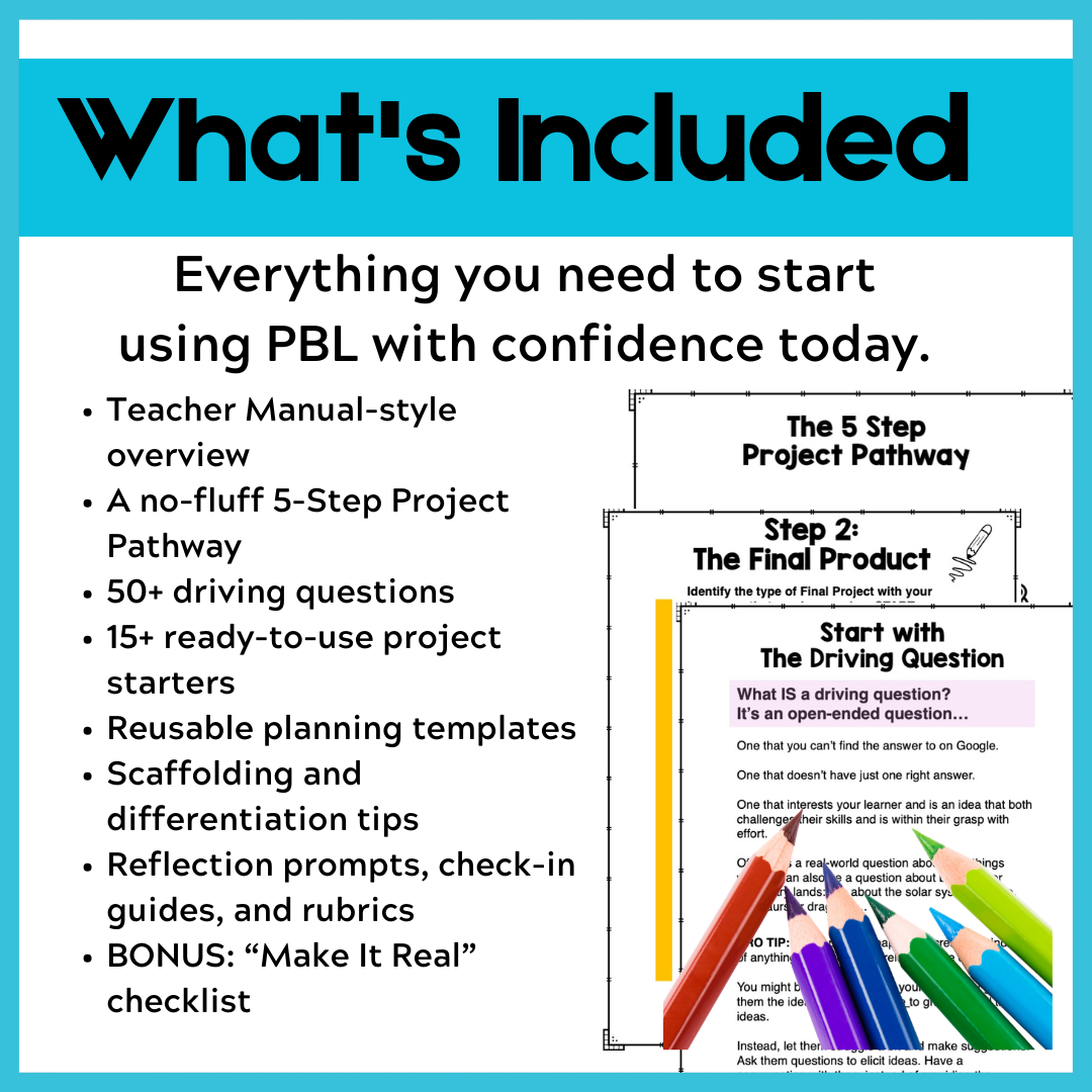 Project Based Learning Made Easy Toolkit