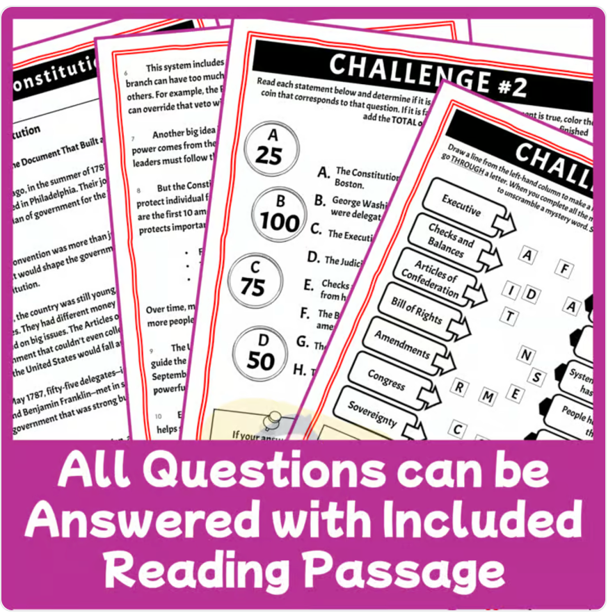 Causes of the American Revolution Escape Room | History Game for Grades 4–6