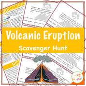 Volcanic Eruption Scavenger Hunt Natural Science Activity