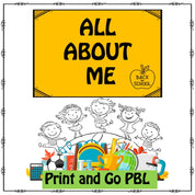 All About Me PBL Project Based Learning Activity