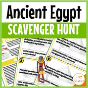 Ancient Egypt History Social Studies Scavenger Hunt for Kids 9-13