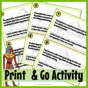 Ancient Egypt History Social Studies Scavenger Hunt for Kids 9-13