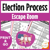 U.S. Election Process Escape Room | Civics &amp; Government Activity for Grades 4–6