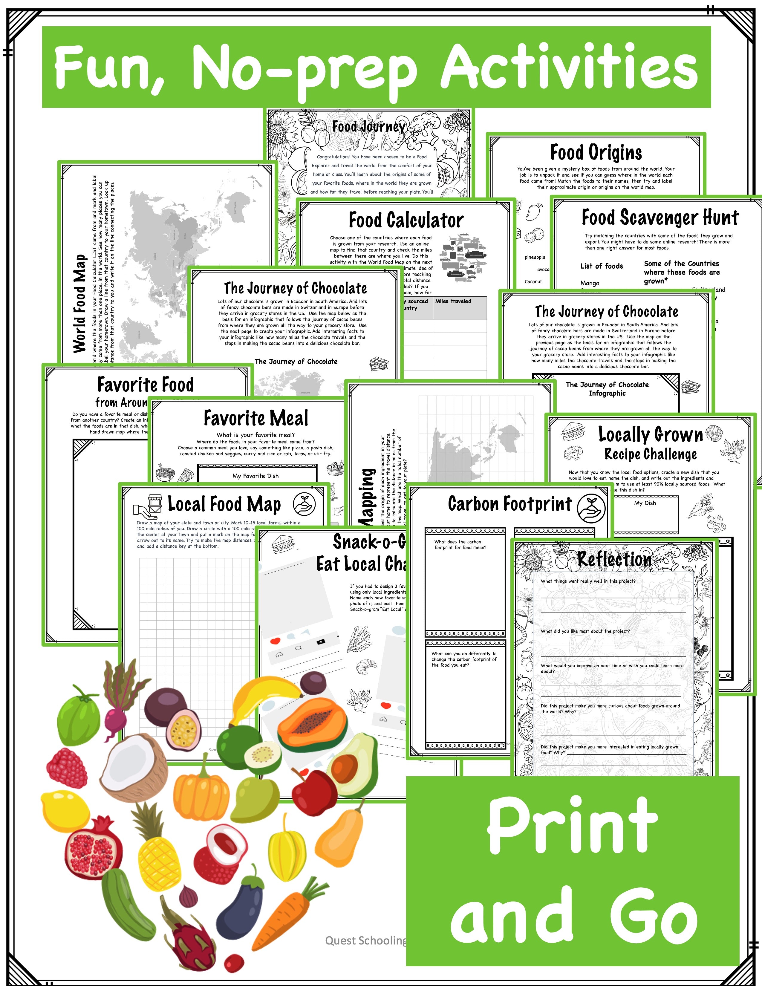 Food Origins PBL Project Based Learning for Environment and Sustainability