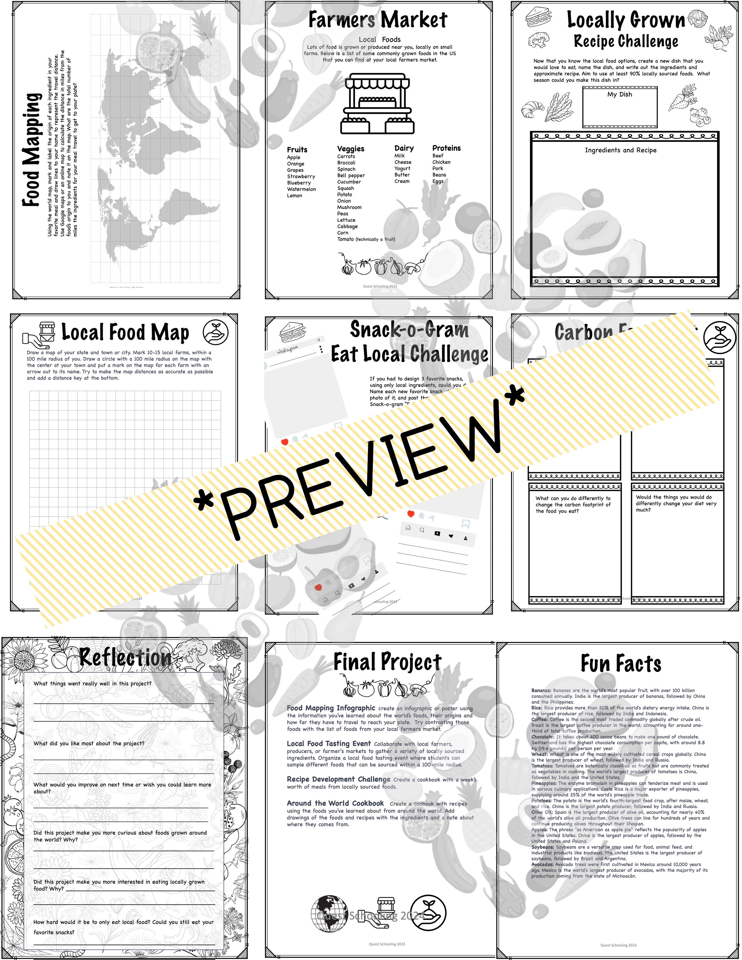 Food Origins PBL Project Based Learning for Environment and Sustainability