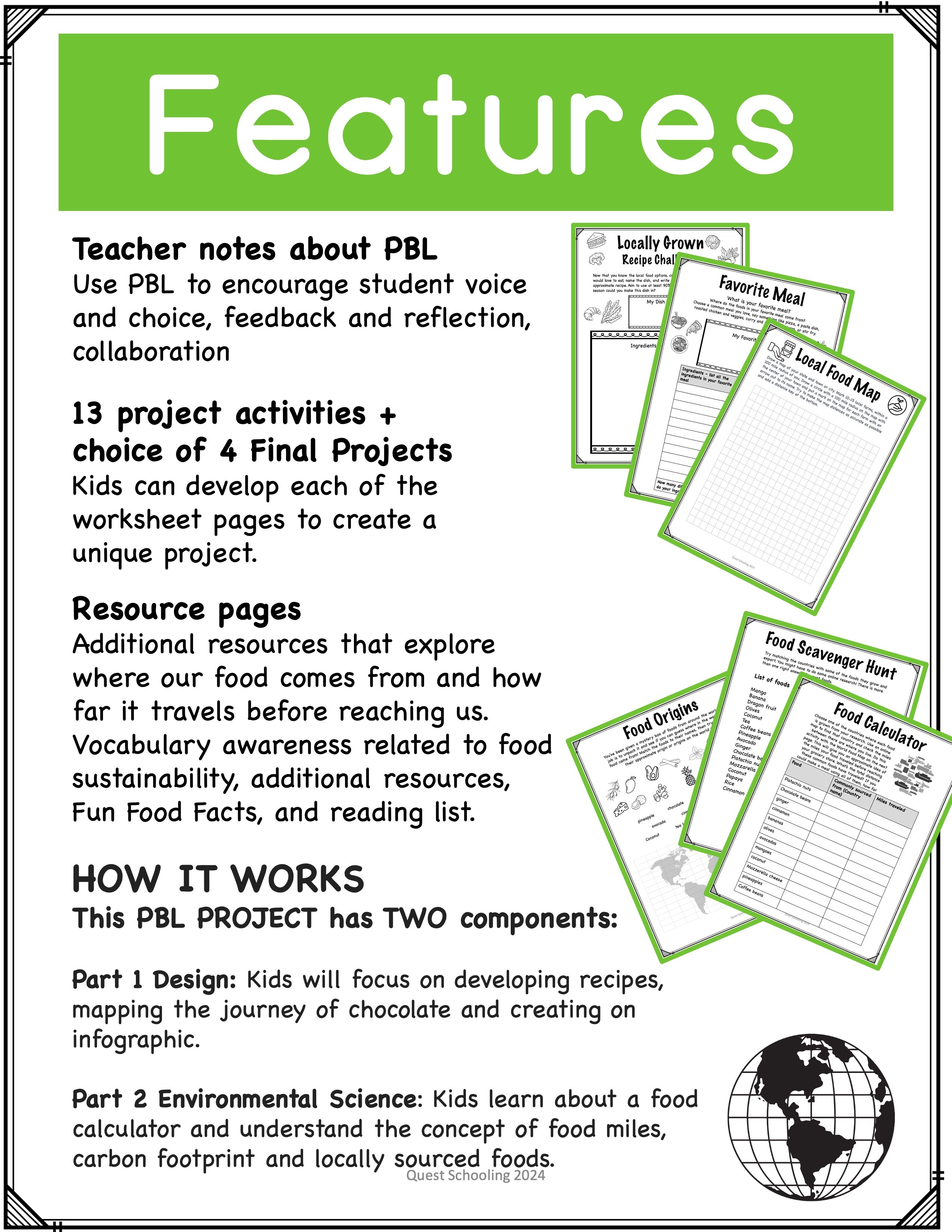 Food Origins PBL Project Based Learning for Environment and Sustainability