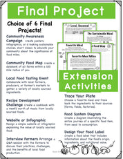 Food Origins PBL Project Based Learning for Environment and Sustainability