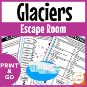 Glaciers Educational Escape Room for Kids 9-13