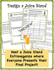 Run a Juice Stand Project Based Learning Entrepreneurship PBL