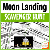 Moon Landing Science History Scavenger Hunt for Kids 9-13