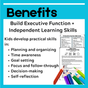Self-Paced Learning Toolkit &amp; Executive Function Planner for Homeschool
