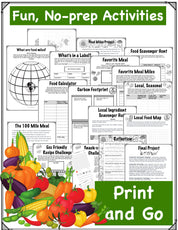 Food Miles Project Based Learning PBL for Environment and Sustainability