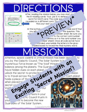 The Solar System Educational Scavenger Hunt Science Activity