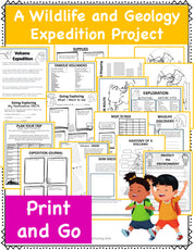 Volcano Expedition Project Based Learning PBL Natural Science, Geology, ELA