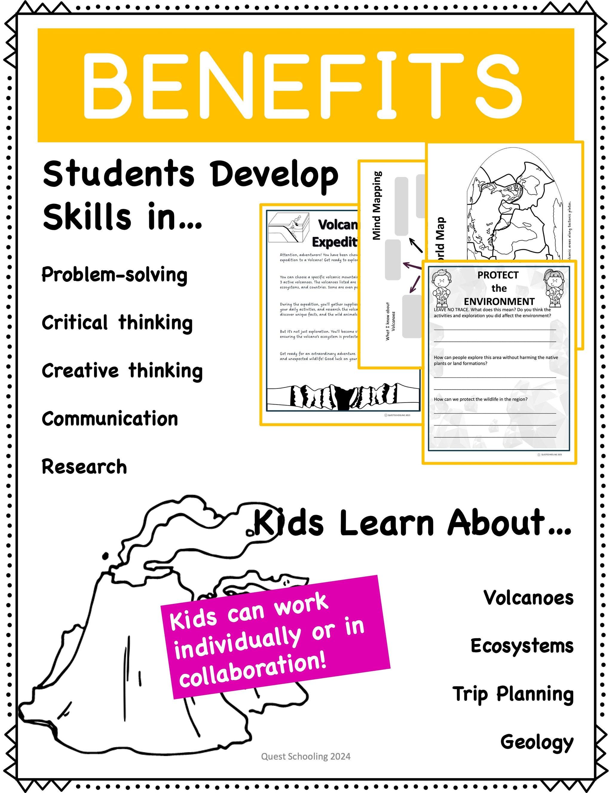 Volcano Project Certification Volcano Expedition Project Based Learning PBL Natural Science, Geology ...