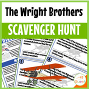 The Wright Brothers U.S. History and Aviation History Scavenger Hunt for Kids 9-13