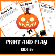 Pumpkin Patch Escape Room Game for Kids 9-12