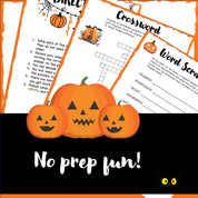 Pumpkin Patch Escape Room Game for Kids 9-12